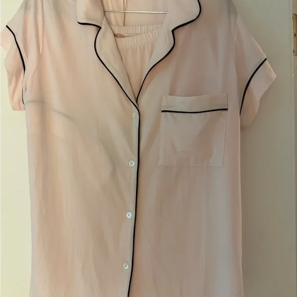 Eberjey Gisele Sorbet Short Sleeve Pajama Set - NWT - Picture 5 of 10